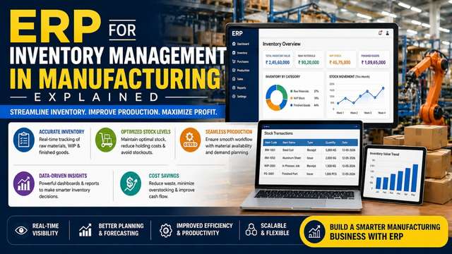 ERP for Inventory Management in Manufacturing Explained